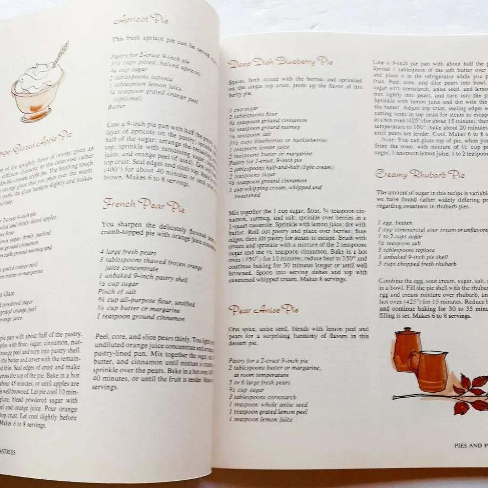 Vintage 70s Cookbook Sunset Cook Book of Desserts